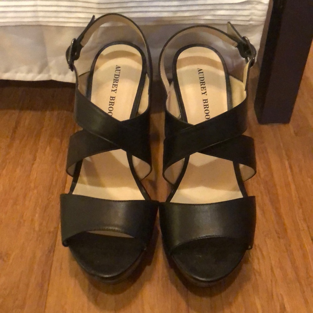 Audrey Brooke heels worn once!